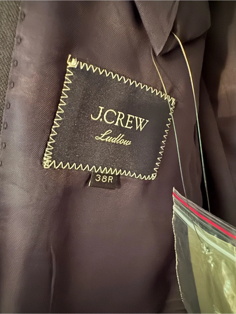 NWT Jcrew Ludlow Slim Fit Navy Suit 38R Jacket 30/30 Pants in Italian Wool